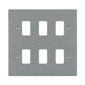 Hamilton 746GP Stainless Steel 6 Gang Grid Plate