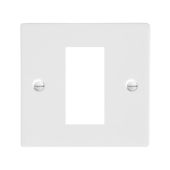 Hamilton 80EURO1 Gloss White 1 Gang Single Plate