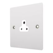 Hamilton 80US2W Gloss White 1 gang 2A Unswitched Socket