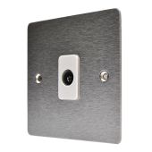 Hamilton 84TVW Stainless Steel TV Socket