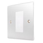 Hamilton 87EURO1 Polished Chrome 1 Gang Modular Plate