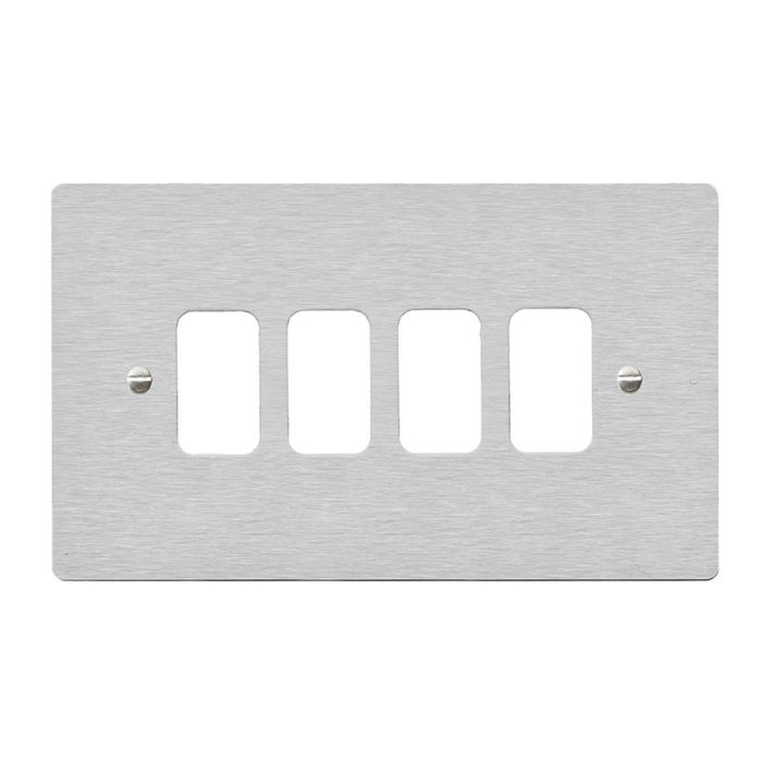 Hamilton 744GP Stainless Steel 4 Gang Grid Plate