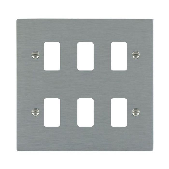 Hamilton 746GP Stainless Steel 6 Gang Grid Plate