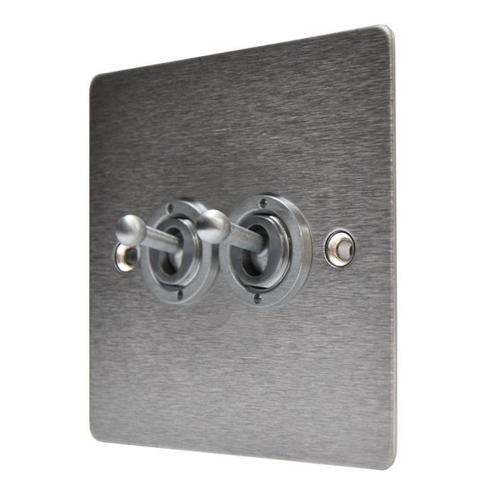 Hamilton 84T22 Stainless Steel 20a 2 Gang Dolly Switch