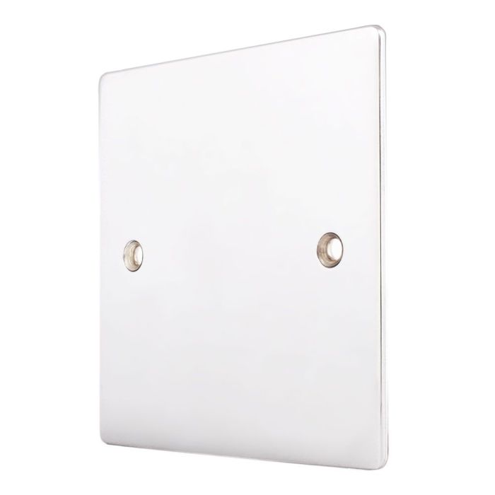 Hamilton 87BPS Polished Chrome Single Blank Plate