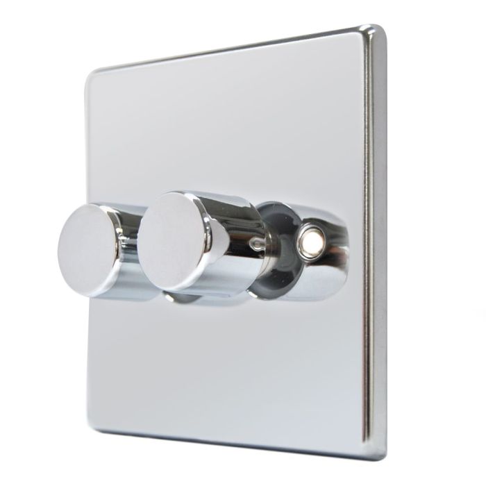 Hamilton 772X40 Polished Chrome Double Dimmer